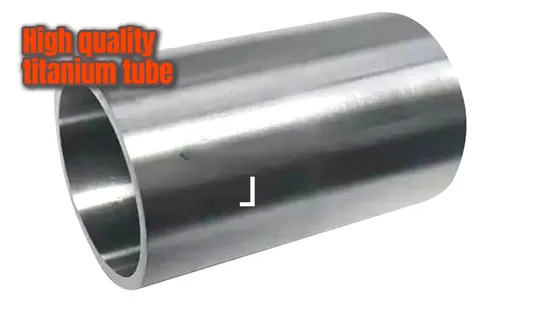 High Quality Pure Titanium Smooth Gloss Pipe