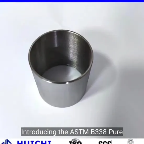 Welded Medical Seamless ASTM Drill Grade 5 Pure Alloy Titanium Pipe for Sale