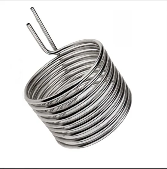 Titanium Spiral Coil Pipe Tube/ Steel Copper Coil Spiral Pipe Manufacturer