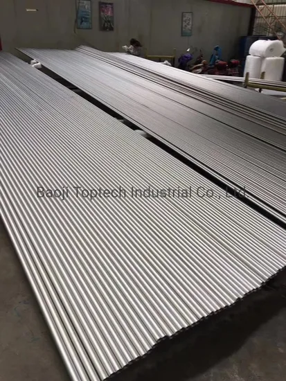 Gr2 ASTM B338 Titanium Pipe, Seamless Pipe for Heat Exchanger in High Quality with Factory Price 