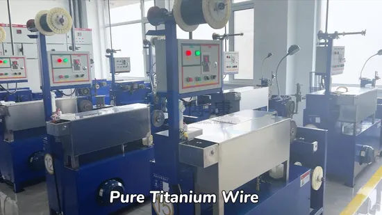 0.20mm Medical Pure Titanium Wire for Surgical Staplers Surgical Titanium Product 