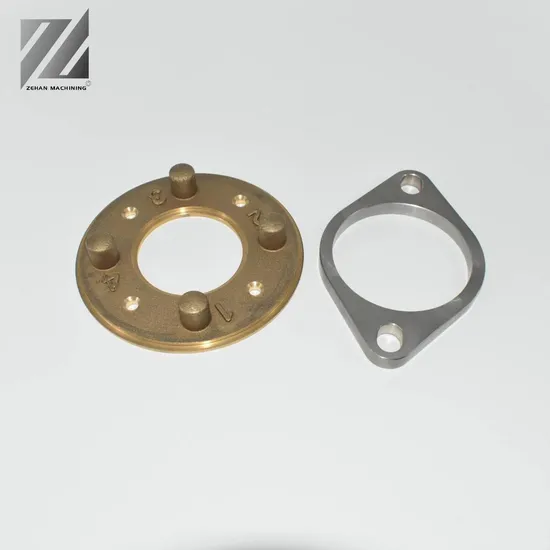 Customized Copper Brass Forging Flange Titanium Nut Flange 