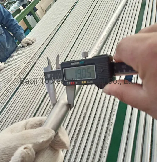 Seamless Titanium Pipe in ASTM B338 